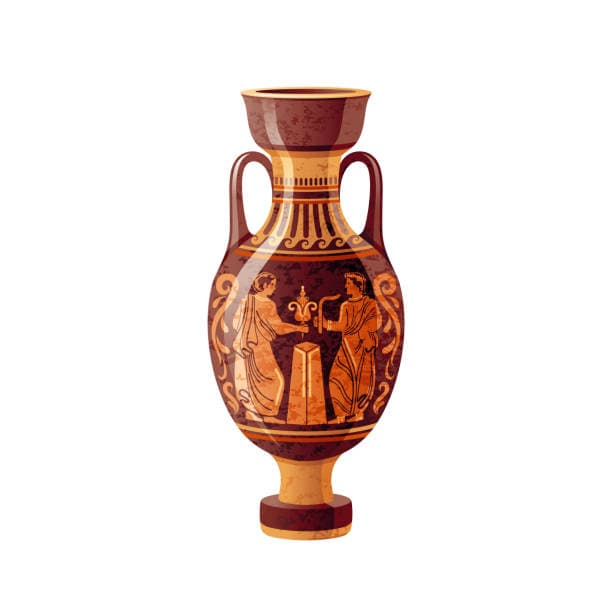 Egyptian Origin Large Size Corner Pots